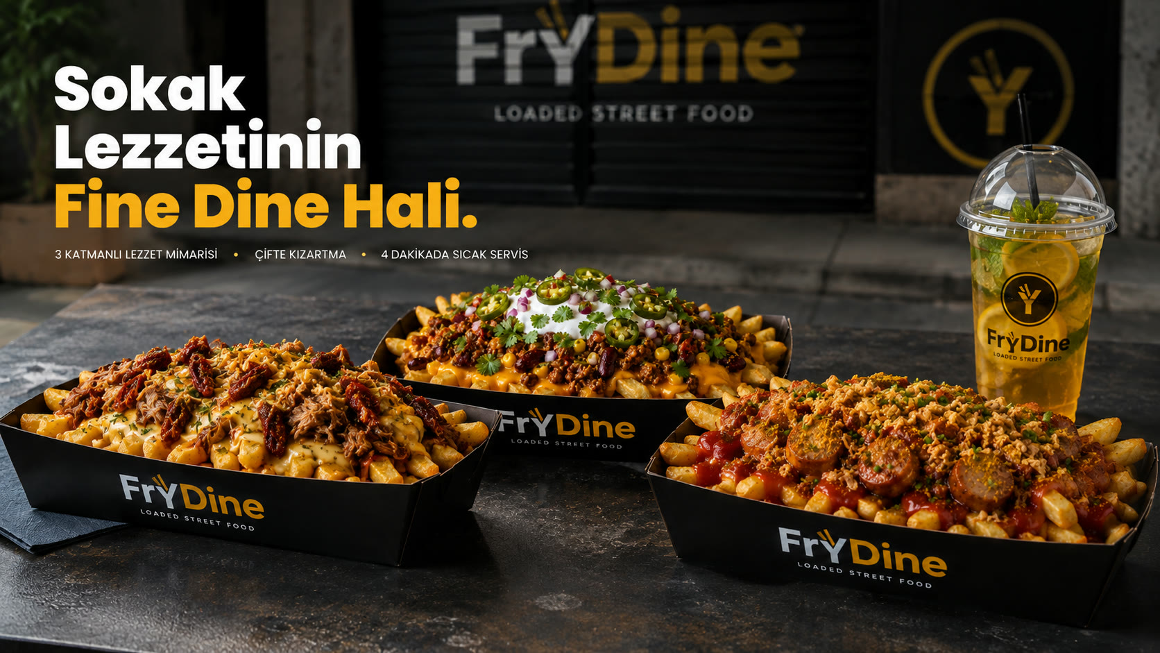 Sokak Lezzetinin Fine Dine Hali — FryDine Ultimate Trio