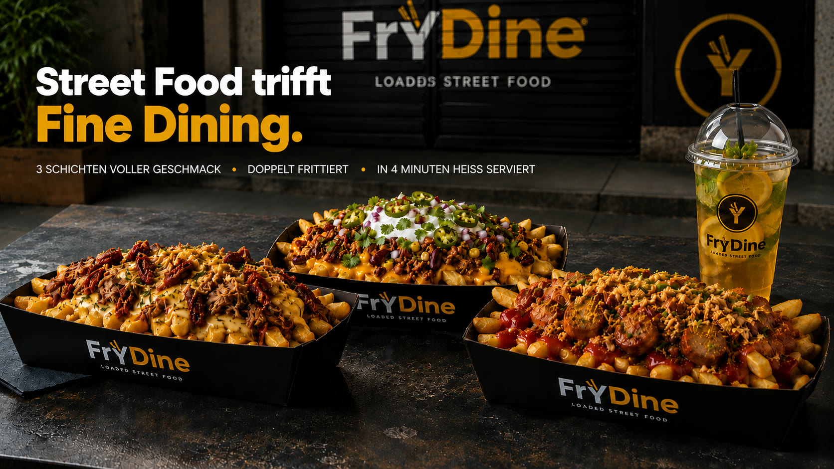 Street Food im Fine-Dining-Stil — FryDine Ultimate Trio